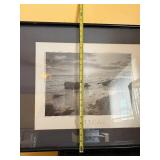 Sunset Splendor Framed Seascape Print - Black Frame Wall Art