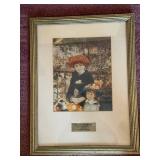 On the Terrace - Framed Print (Vintage Reproduction)