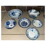 Liberty Blue Dishes - Vintage Blue & White (Lot of 6)