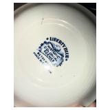 Liberty Blue Dishes - Vintage Blue & White (Lot of 6)