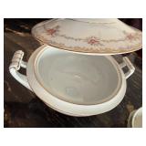 Floral Fine China Tea Set - Pink Roses & Gold Trim (Lefton/Knowles/Royal Albert Tea Rose)