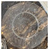 Sunburst Crystal Glassware Set - 9-Inch Dessert Plates, Bowls, Decanter & Candlestick