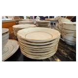 Theodore Haviland Concorde Teacups & Saucers Set - Gold Trim - Made in USA