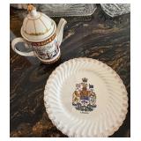 London Cityscape Teapot & Canada Crest Plate - The Great British Pottery Company Limited