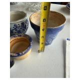 Dining Room - Blue & White Chinese Porcelain Vases & Planters Collection with Dragon Spoon