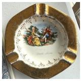 Dining Room - Grosvenor Bone China Blue & White Transferware - White House Plate & Holland Windmill Tile