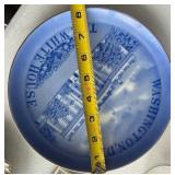 Dining Room - Grosvenor Bone China Blue & White Transferware - White House Plate & Holland Windmill Tile