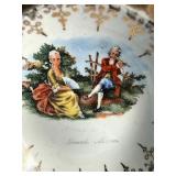 Dining Room - Grosvenor Bone China Blue & White Transferware - White House Plate & Holland Windmill Tile