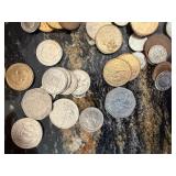 Kitchen Bar - World Coin Mix - Assorted UK, European & Commonwealth Currencies