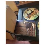 Horse Books & Decorative Plates Collection - Vintage Marguerite Henry Titles