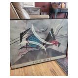 Galina Etude II - Framed Abstract Art Print