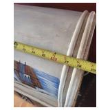 Painted Seaside Lighthouse Storage Chest