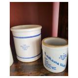 Kaukauna Klub Ceramic Mustard Jars - Not Cooked Never Heated (Lot of 4)