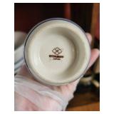 OTAGIRI Porcelain Vase & Bowl Set - Blue Floral Pattern, Japan