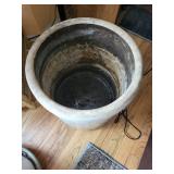 8-Gallon Stoneware Crock - Crown Mark U.S.A. Blue-Gray Ceramic Jar