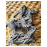 Cowboy on Horse Figurines (Lot of 2)