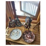 Bradford Exchange Collectibles - Noble Quest & Shared Worlds Plates, Native Figurine, Teepee Frames