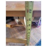 Wooden Drop-Leaf Folding Table - Light Oak Finish, Compact 2-Leaf Design