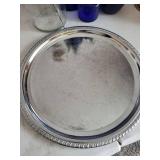 Classic Platinum Dinner Plates 4246 - 4-Piece Set with Charger Plate, Made in China (1999)