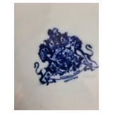 Liberty Blue Transferware China Set - Blue & White Historic Colonial Scenes, England