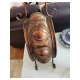 Copper Round wine rack
