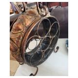 Copper Round wine rack