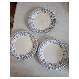Blue & White China Dinnerware Set - Plates & Bowls, Made in China