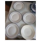 Blue & White China Dinnerware Set - Plates & Bowls, Made in China