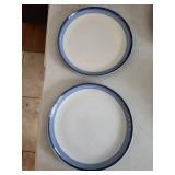 Blue & White China Dinnerware Set - Plates & Bowls, Made in China