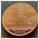 Benjamin Franklin "$100 Note" Style 1 oz Copper Round