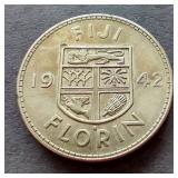 1942 Fiji Silver Florin