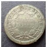 1854 Arrows at Date Half Dime