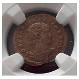4th Century Roman Constantine 2 Coin - NGC Authenticated