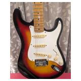 1988 Harmony H80 Sunburst Fender Strat Style Guitar