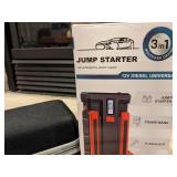 NEW IN BOX 3-IN-1 EMERGENCY BATTERY JUMP STARTER, POWER BANK & LIGHT SOURCE