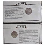 US Silver Dollar Collection with 3 Silver Dollars