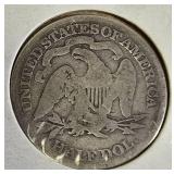 1874 - P Seated Half Dollar