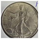 1936-P Walking Liberty High Grade! Half Dollar