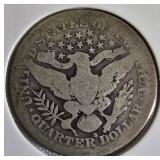 1909-S and 1911-S Barber Quarters.