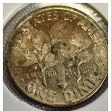 1962-P Franklin Half, 1962-D Quarter, and 1962-P Dime - All from mint sets and all high grade MS 65-67.