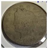 1891 V Liberty Nickel