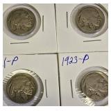 13 Different Buffalo Nickels