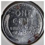 Set of 1943 P, D, and S Steel War Pennies in Better Grades.