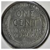 Set of 1943 P, D, and S Steel War Pennies in Better Grades.