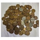 100 Wheat Pennies