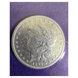 1894-O Morgan Silver Dollar Collector Series in Sleeve.