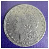 1902-O Morgan Silver Dollar Collector Series in Sleeve.