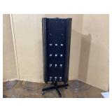 Three-Sided Pegboard Retail Display On Casters 61"x21" (Minor Damage)