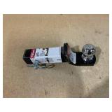 Hyper Tough 2 inch Drop Trailer Hitch with 5/8 inch Pin, Class III, Black, 2 inch Ball (Missing Hitch Pin, See Photos)