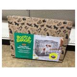 Boots & Barkley 2 Door Wire Collapsible Dog Crate - S - Black - 24 Inches (L), 20 Inches (H) x 18 Inches (W)